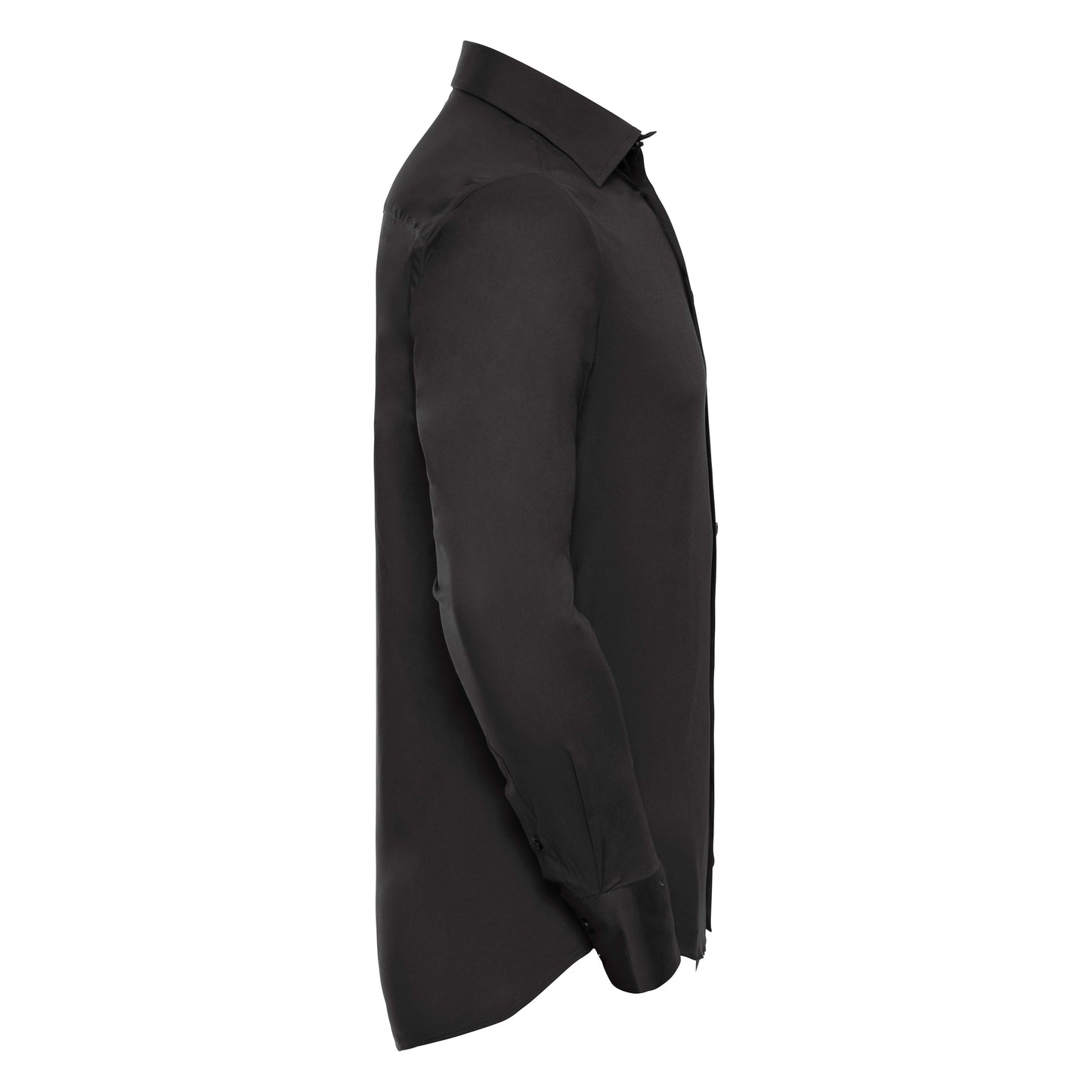 Russell Collection Long Sleeve Fitted Shirt Cotton Stretch Modern Design