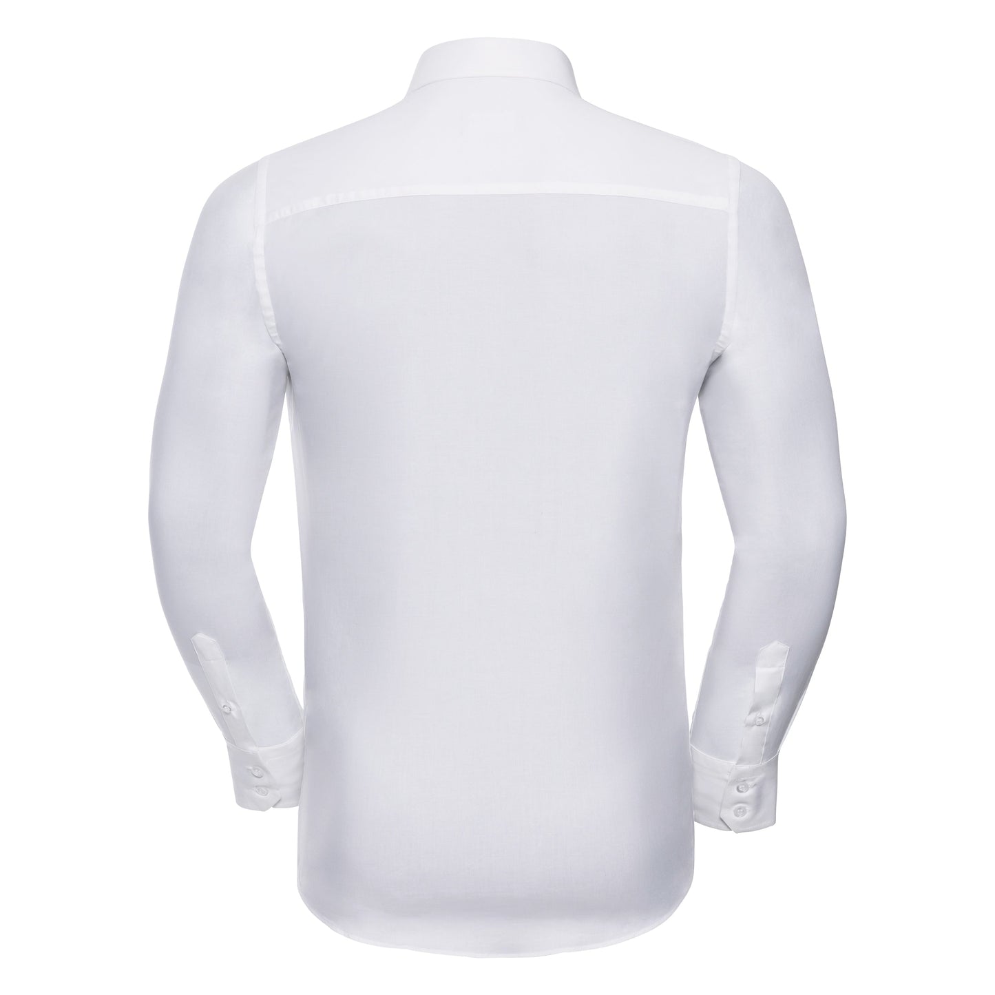 Russell Collection Long Sleeve Fitted Shirt Cotton Stretch Modern Design