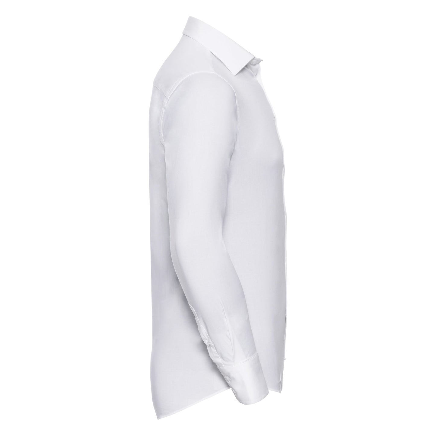 Russell Collection Long Sleeve Fitted Shirt Cotton Stretch Modern Design
