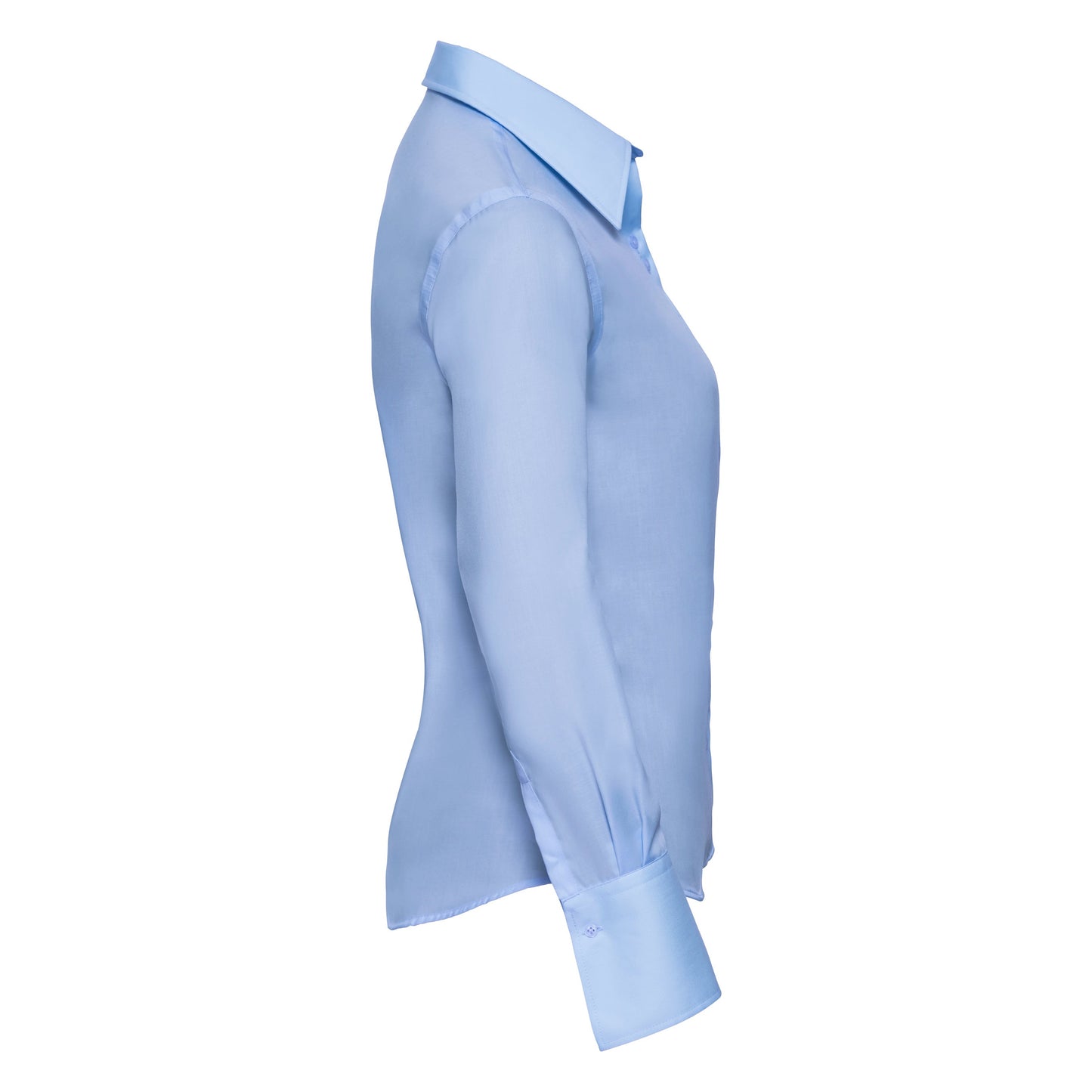 Russell Europe Women's Long Sleeve Non-Iron Shirt Contemporary Fit Cotton