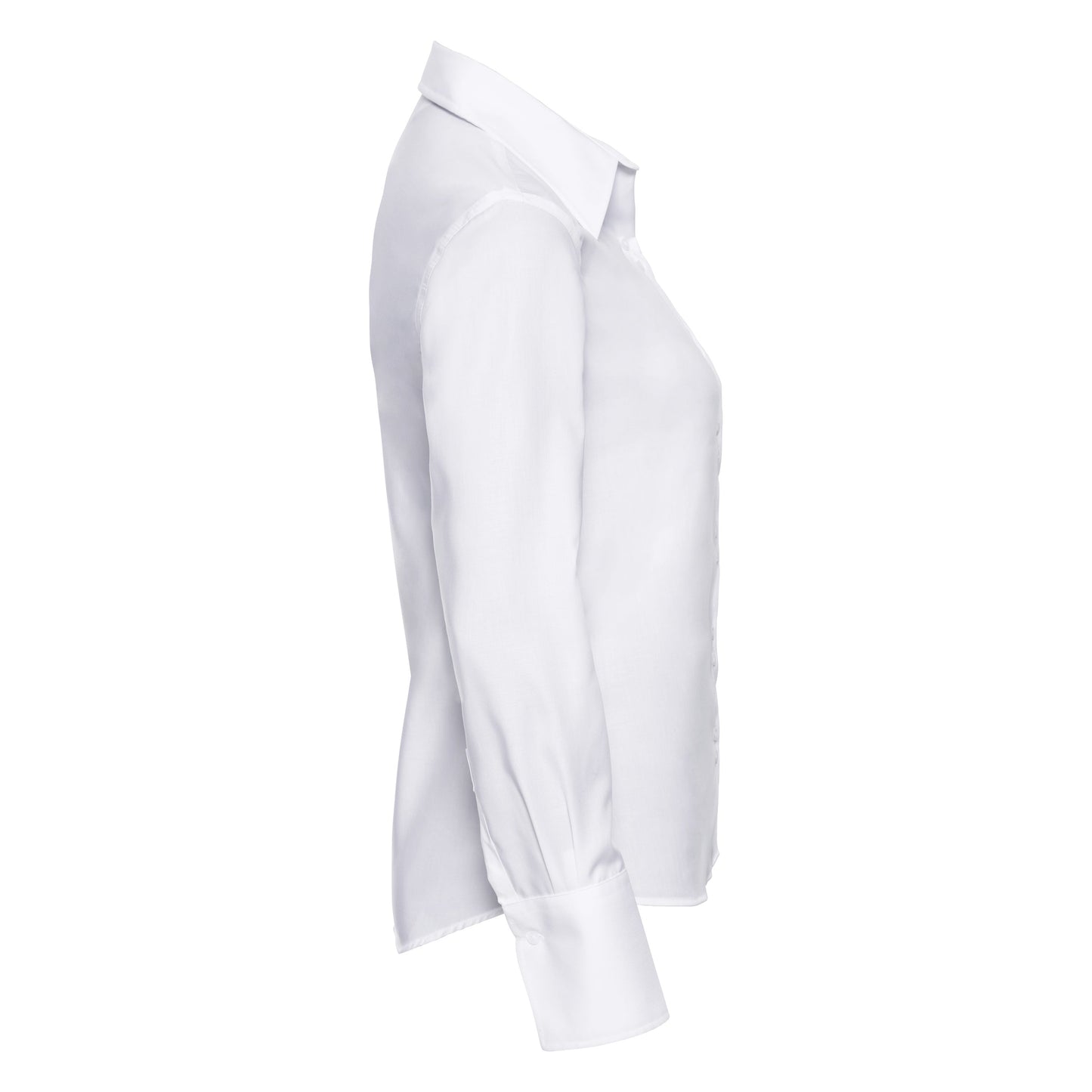 Russell Europe Women's Long Sleeve Non-Iron Shirt Contemporary Fit Cotton