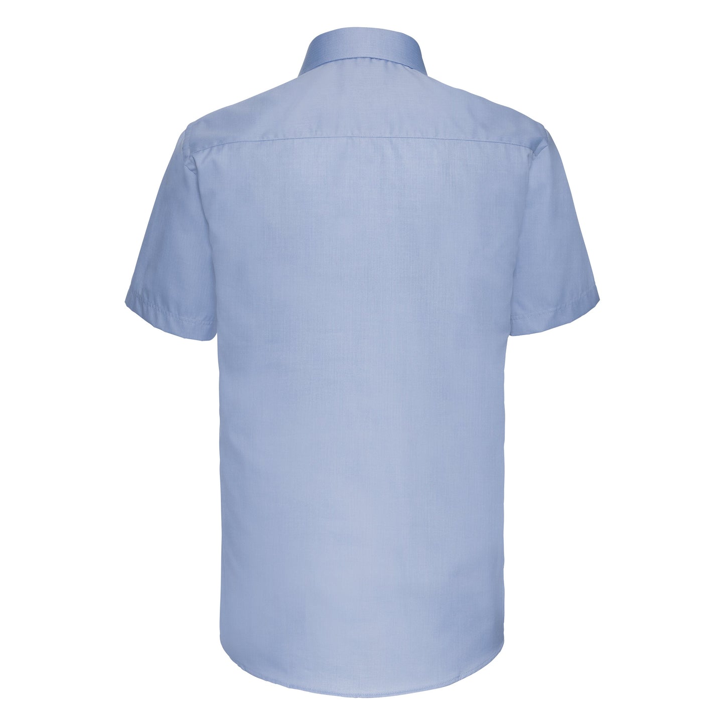 Russell Collection Short Sleeve Herringbone Shirt Easycare Tailored Fit