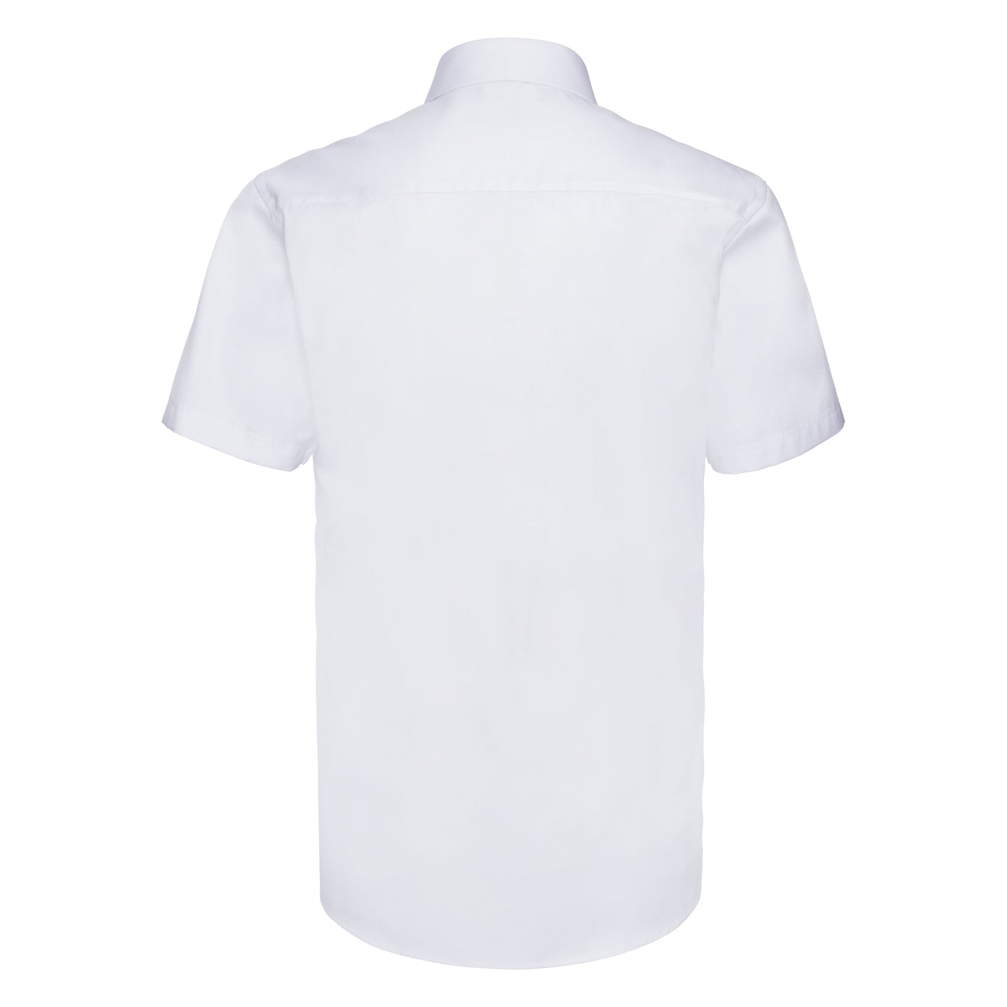 Russell Collection Short Sleeve Herringbone Shirt Easycare Tailored Fit