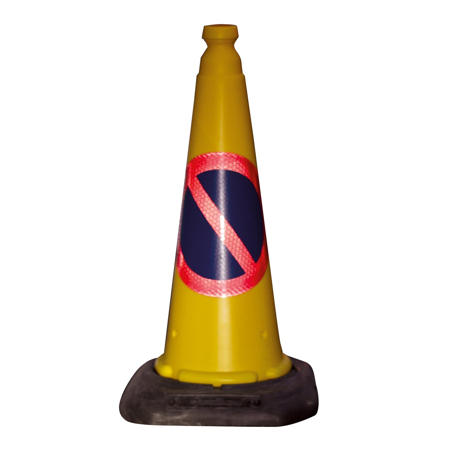 JSP Dominator 50cm Reflective No Waiting Cone UV Stabilised Heavy Duty Base