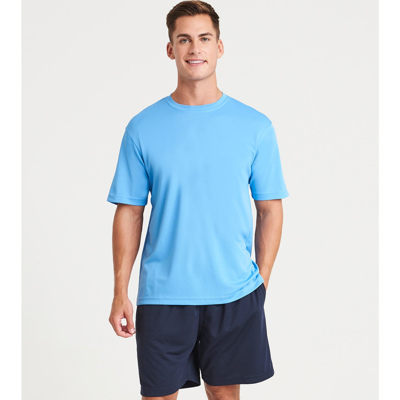 Awdis Just Cool Cool T Shirt Olive Moisture-Wicking Lightweight Crew Neck