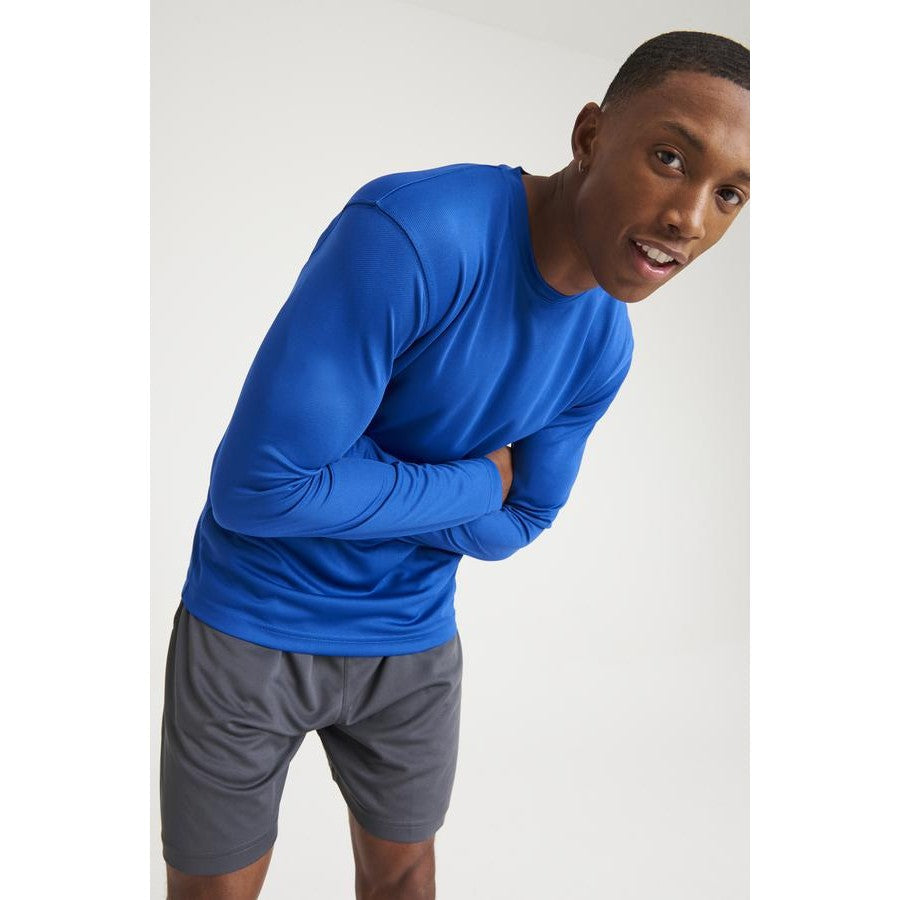 Awdis Just Cool Long Sleeve T-Shirt Moisture-Wicking Lightweight UPF 30+