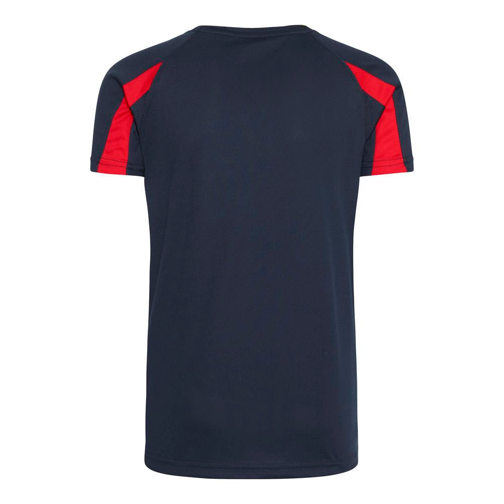 Awdis Just Cool Kids Contrast T-Shirt Raglan Sleeves Quick Dry UPF 30+
