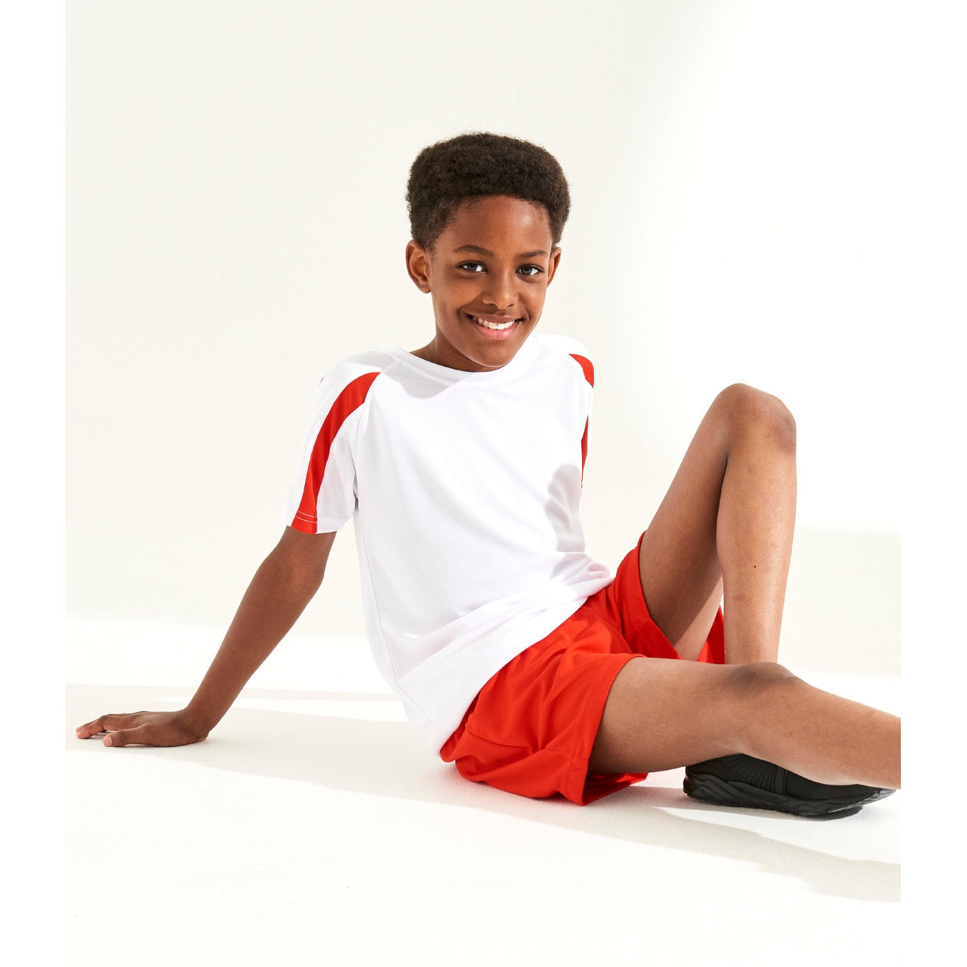 Awdis Just Cool Kids Contrast T-Shirt Raglan Sleeves Quick Dry UPF 30+