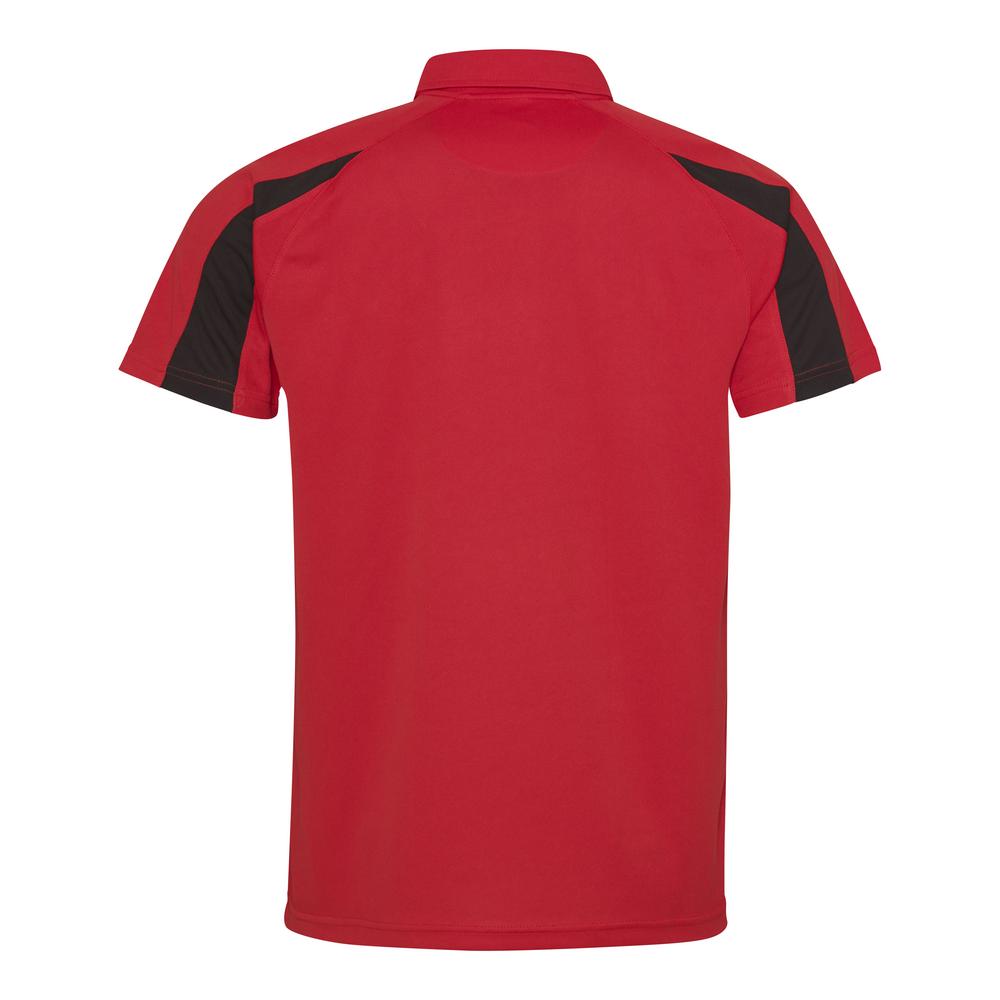 Awdis Just Cool Contrast Polo Shirt Lightweight Raglan Sleeves Team Sports