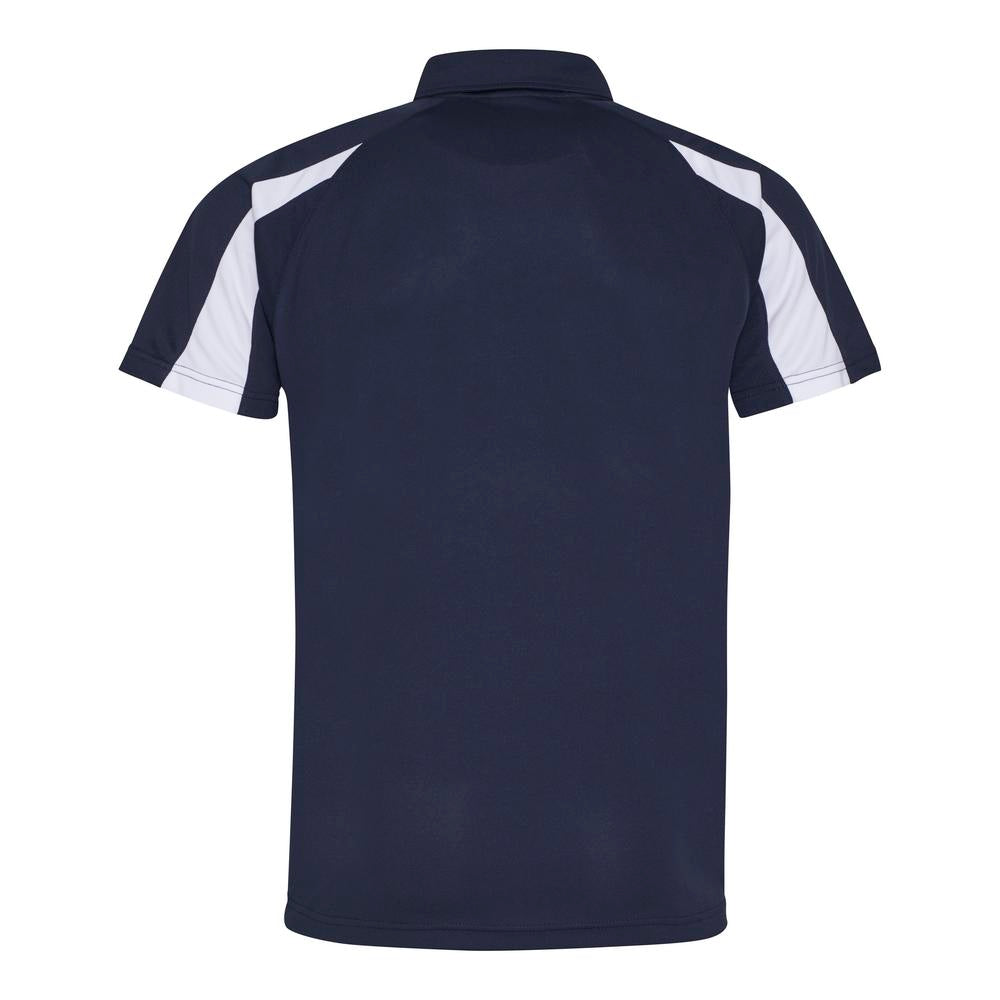 Awdis Just Cool Contrast Polo Shirt Lightweight Raglan Sleeves Team Sports