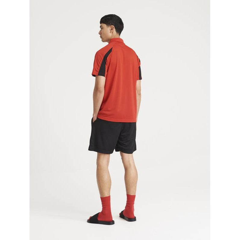 Awdis Just Cool Contrast Polo Shirt Lightweight Raglan Sleeves Team Sports
