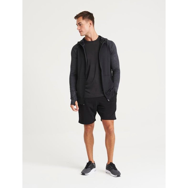Awdis Just Cool Contrast Zoodie with Adjustable Hood and Thumbholes, Active Fit