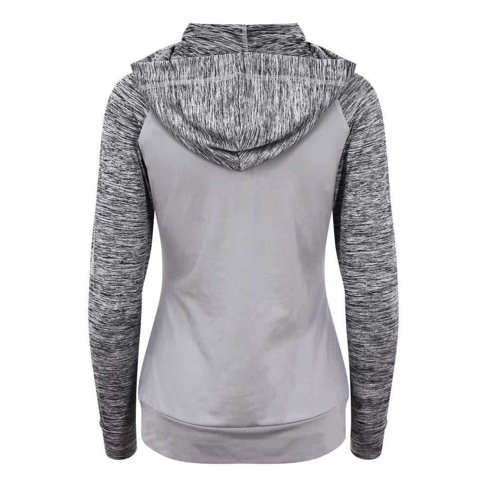 Awdis Just Cool Women's Contrast Zoodie Adjustable Hood Raglan Sleeves