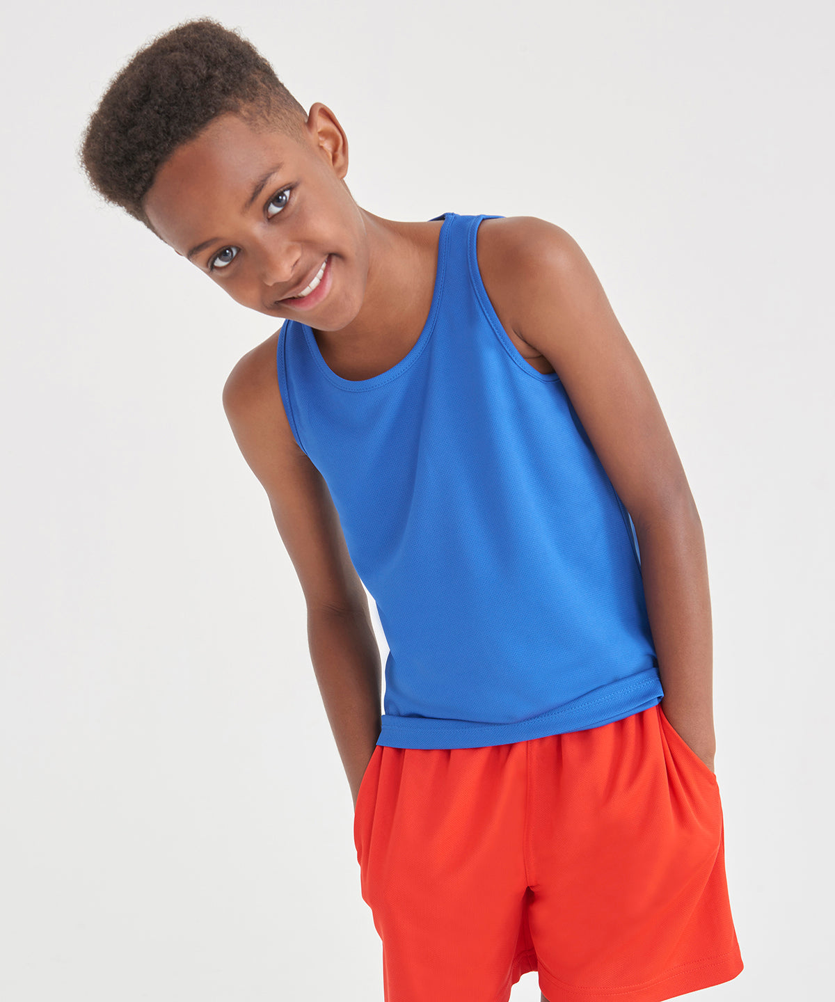 Awdis Just Cool Kids Vest Lightweight Moisture-Wicking Sporty Fit UPF 30+