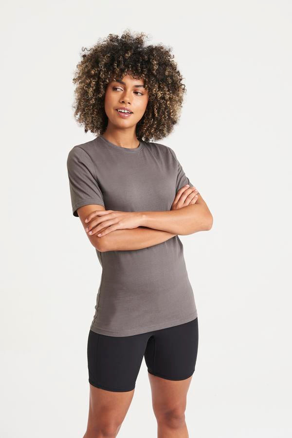 Awdis Just Cool Urban Fitness T Shirt Cotton Blend Active Fit UPF 40+ Vegan
