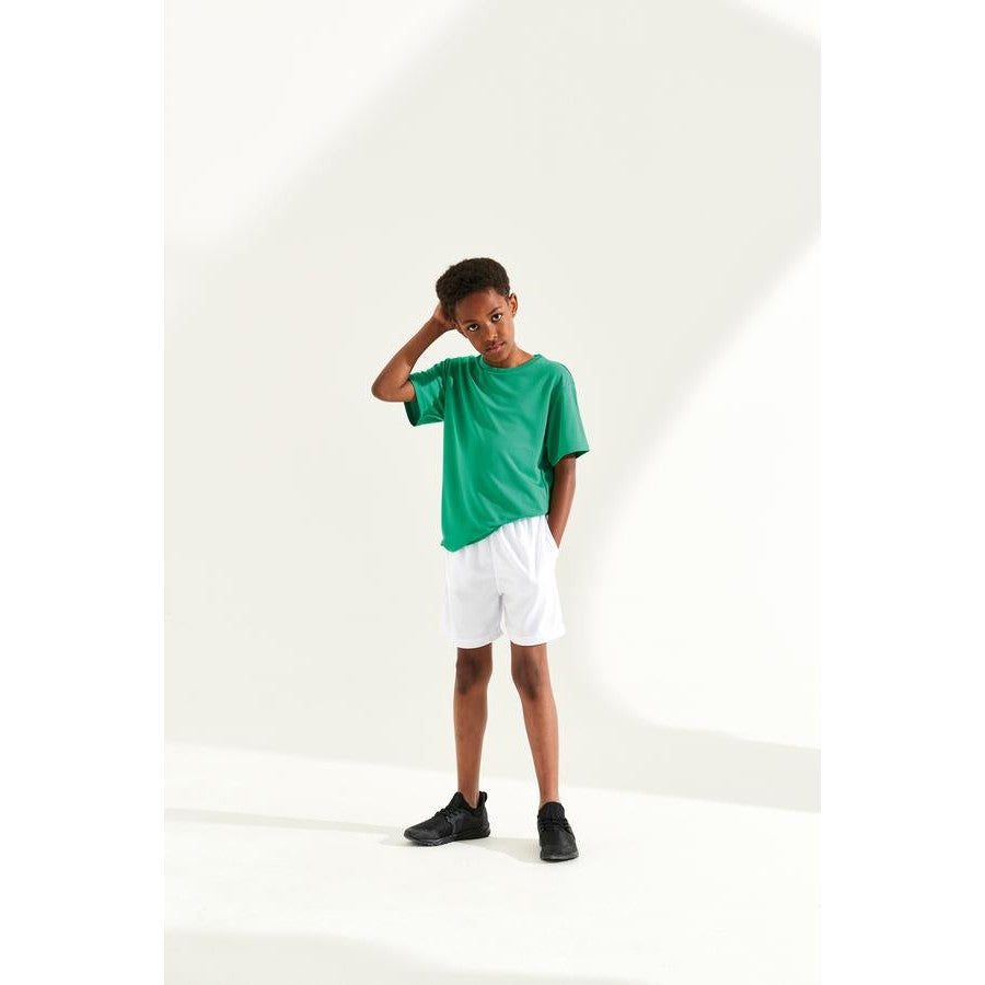 Awdis Just Cool Kids Shorts Elasticated Waist Quick-Dry Side Pockets UPF 30+