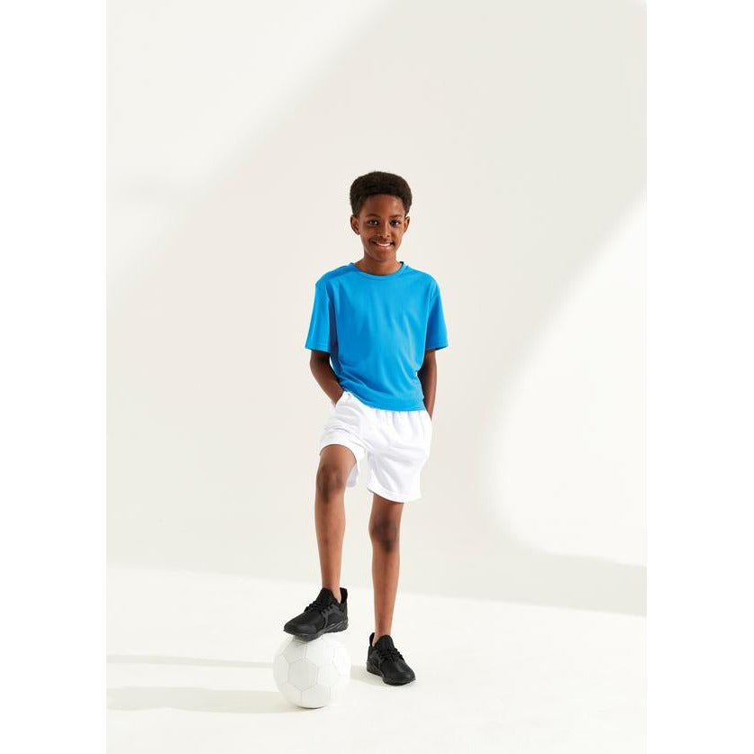 Awdis Just Cool Kids Shorts Elasticated Waist Quick-Dry Side Pockets UPF 30+