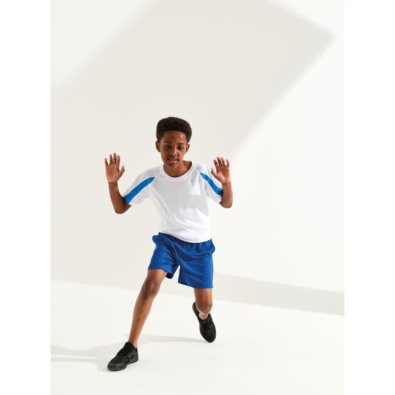 Awdis Just Cool Kids Shorts Elasticated Waist Quick-Dry Side Pockets UPF 30+