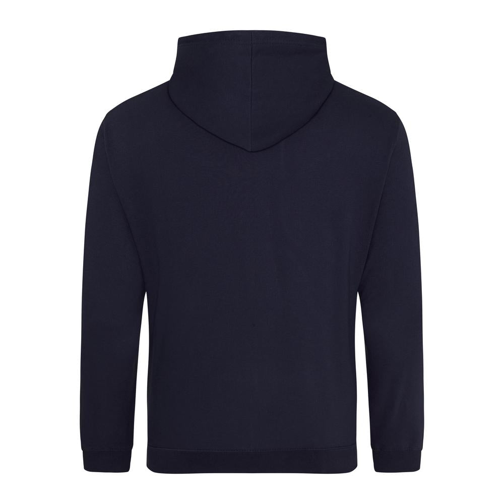 Awdis Just Hoods College Hoodie New French Navy Soft Cotton Pouch Pocket