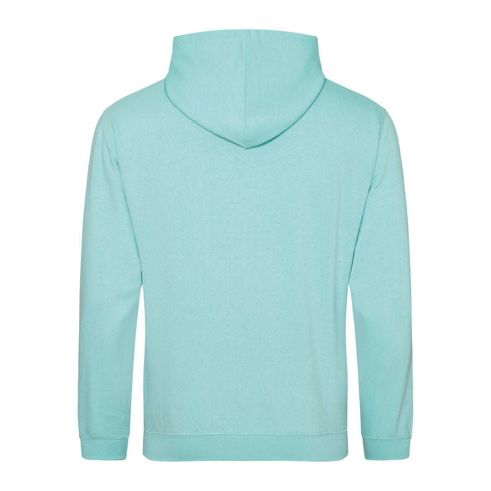 Awdis Just Hoods Peppermint College Hoodie Soft Cotton Pouch Pocket WRAP