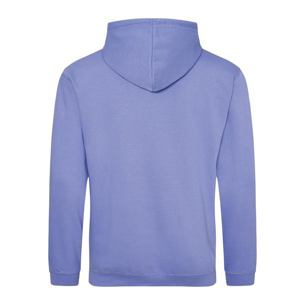 Awdis Just Hoods College Hoodie True Violet Soft Cotton Pouch Pocket WRAP