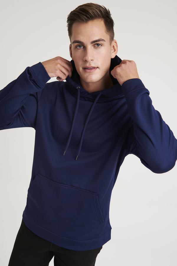 Awdis Just Hoods Sports Hoodie 100% Polyester Kangaroo Pouch Gym Casual Wear