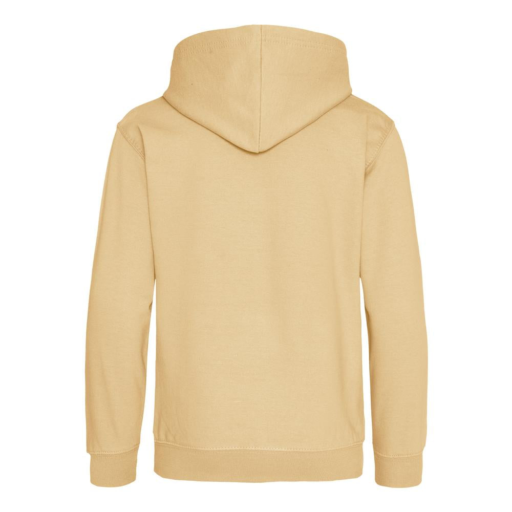 Awdis Just Hoods Kids Hoodie Desert Sand Soft Cotton Pouch Pocket Sizes 1-13