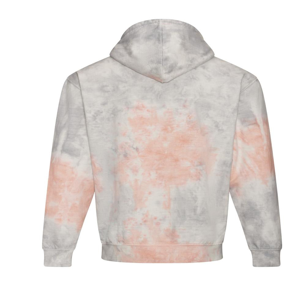 Awdis Just Hoods Tie Dye Hoodie Unique Design Kangaroo Pocket Relaxed Fit