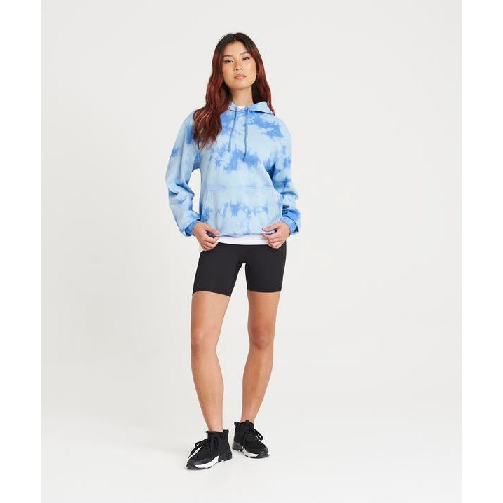 Awdis Just Hoods Tie Dye Hoodie Unique Design Kangaroo Pocket Relaxed Fit
