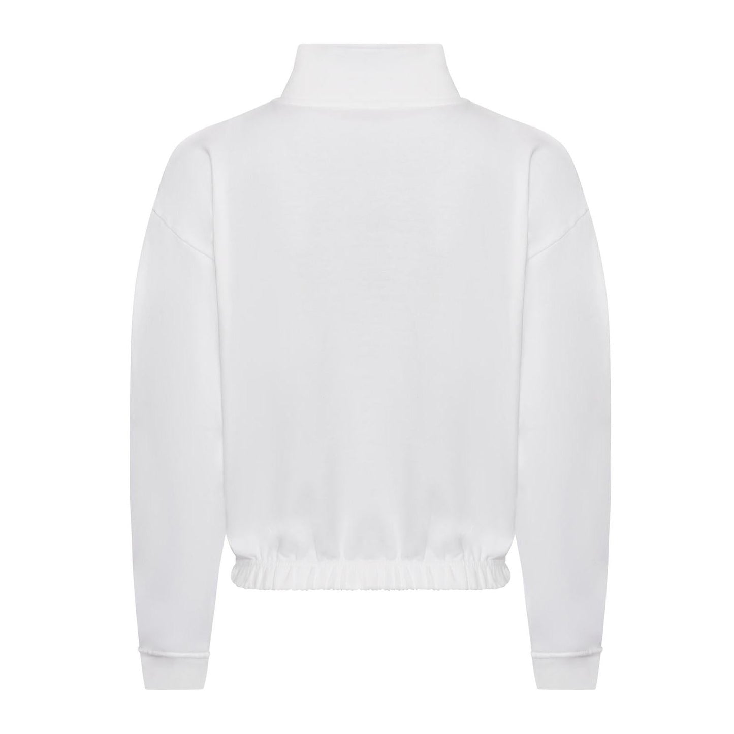 Awdis Just Hoods Women's Cropped Â¼-Zip Sweatshirt Funnel Neck Casual Top