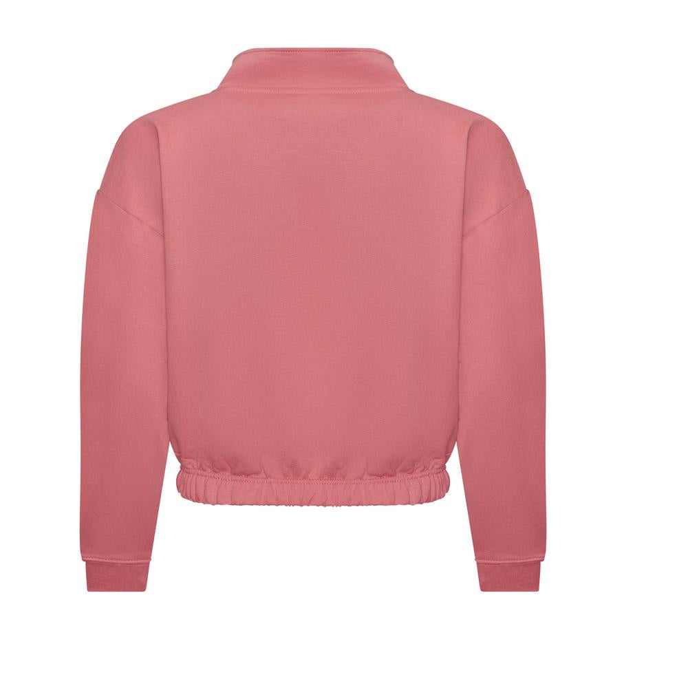Awdis Just Hoods Women's Cropped Â¼-Zip Sweatshirt Funnel Neck Casual Top