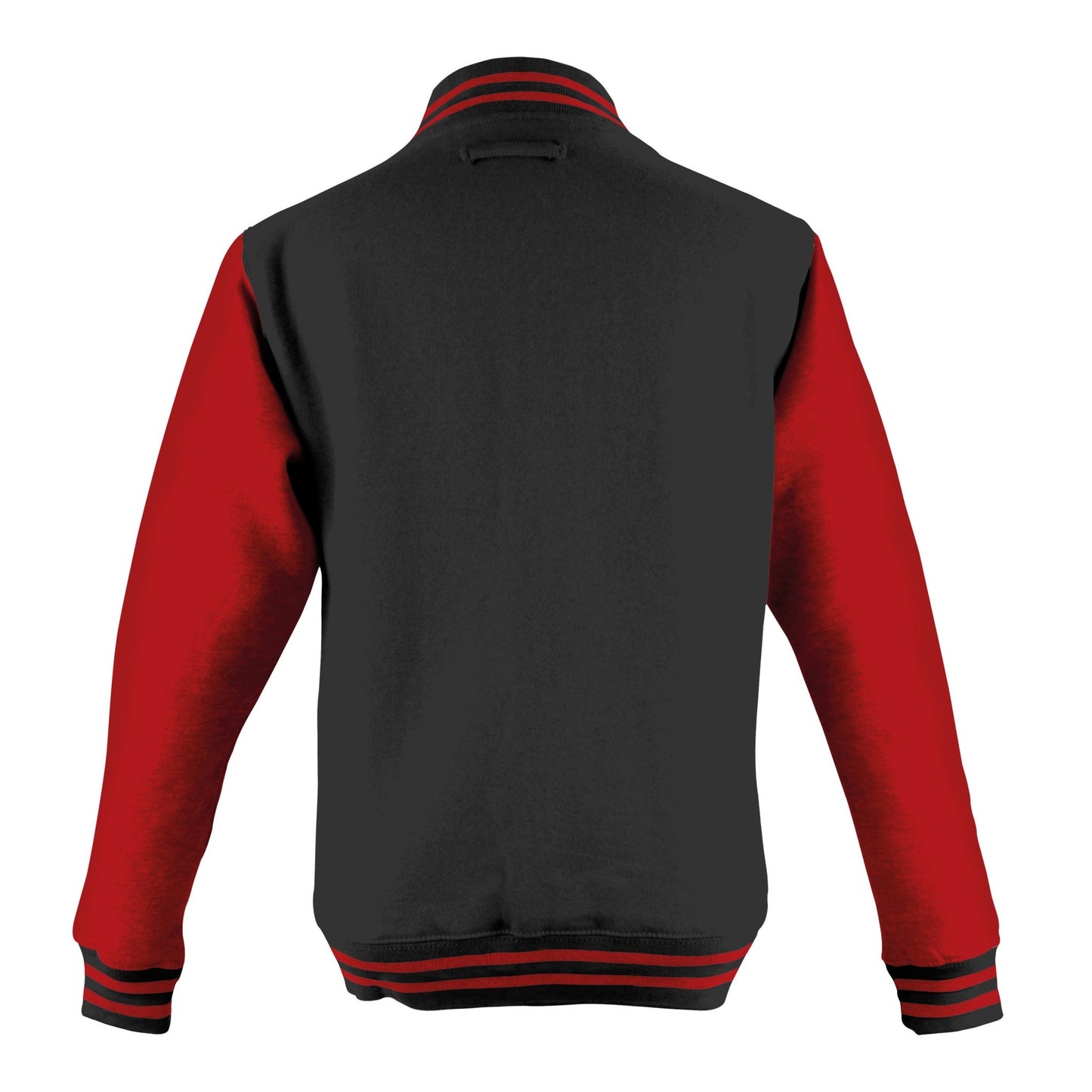 Awdis Just Hoods Varsity Jacket Contrast Sleeves Knitted Collar Heavyweight