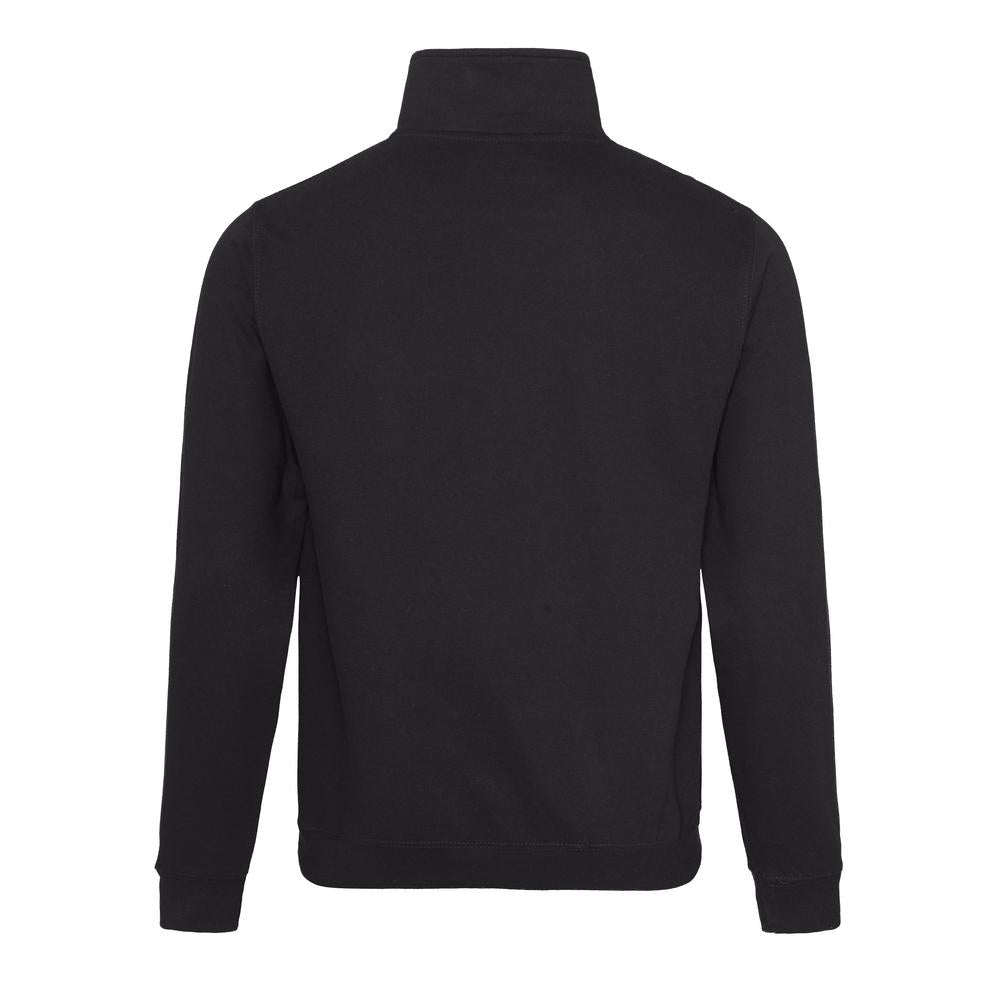 Awdis Just Hoods Sophomore Â¼ Zip Sweatshirt Cotton Blend Ribbed Cuffs Hem