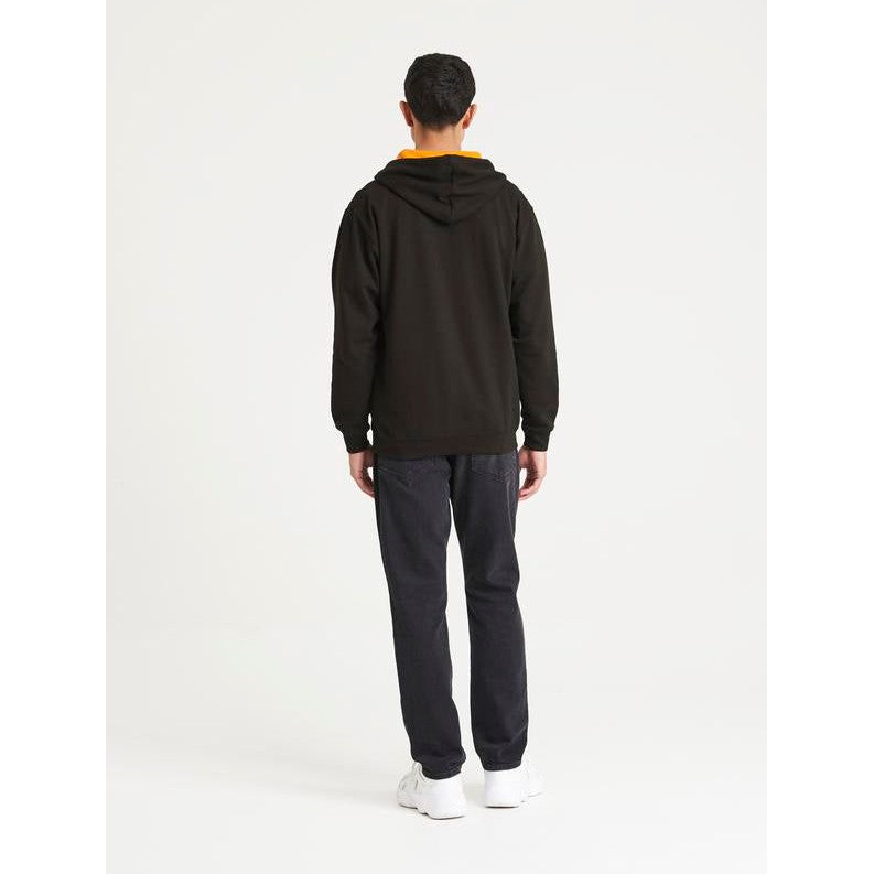 Awdis Just Hoods VarsityZoodie Full Zip Hoodie Contrast Drawcords KangarooPocket