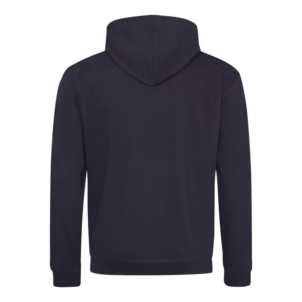 Awdis Just Hoods VarsityZoodie Full Zip Hoodie Contrast Drawcords KangarooPocket