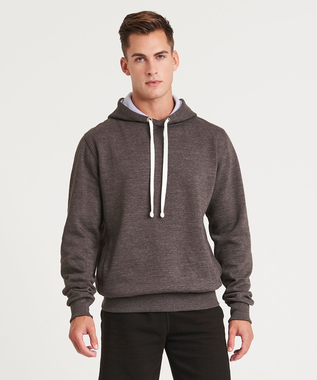 Awdis Just Hoods Chunky Hoodie with Pockets and Lace Drawcords, WRAP Certified