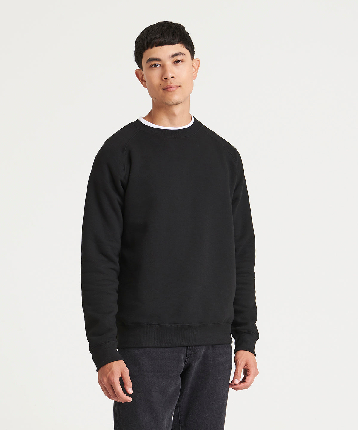 Awdis Just Hoods Graduate Heavyweight Sweatshirt Raglan Sleeves Soft Cotton