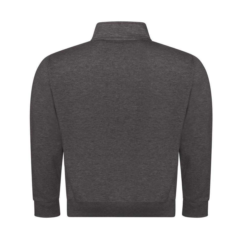 Awdis Just Hoods Full-Zip Sweatshirt Ribbed Cuffs Soft Cotton Blend Casual Wear