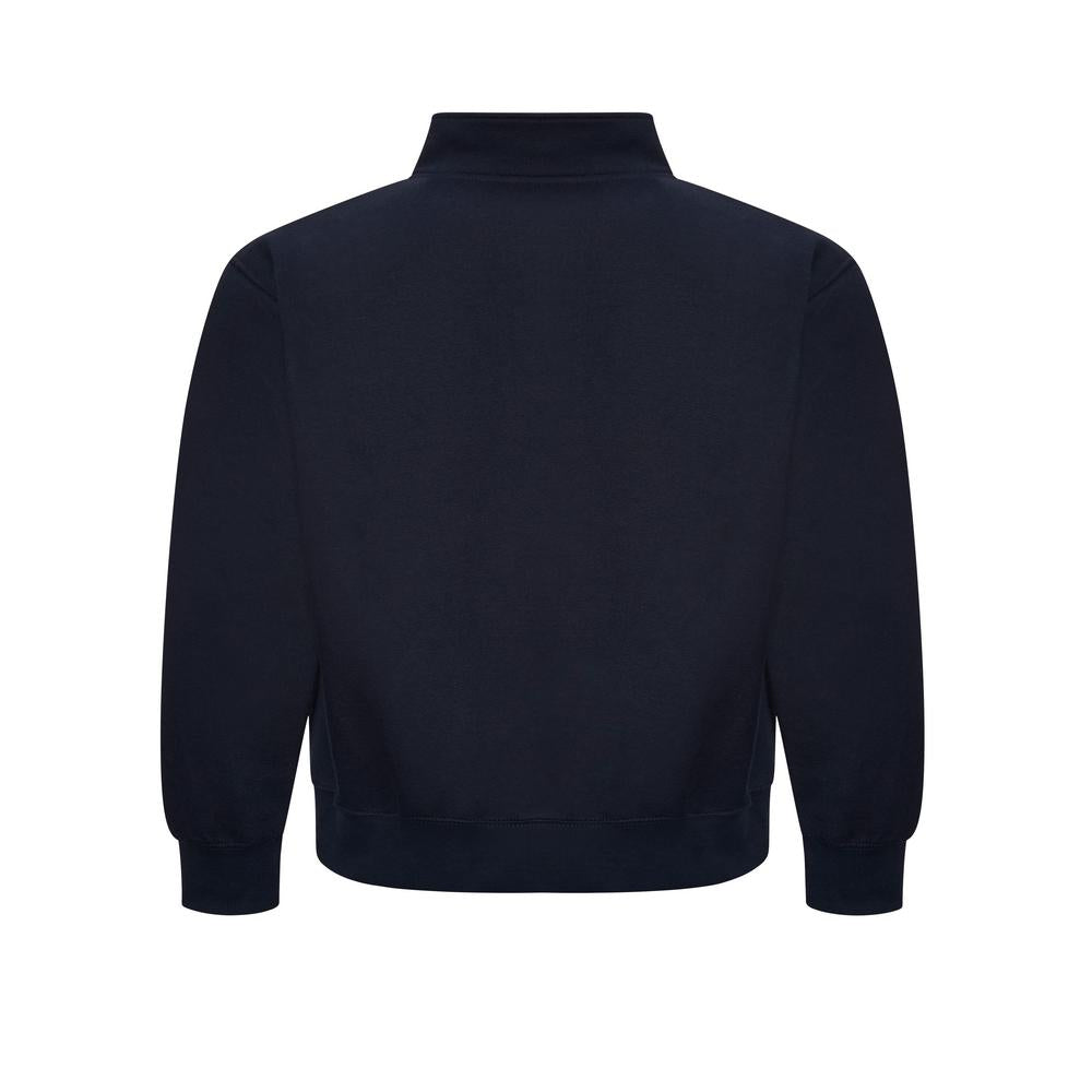 Awdis Just Hoods Full-Zip Sweatshirt Ribbed Cuffs Soft Cotton Blend Casual Wear