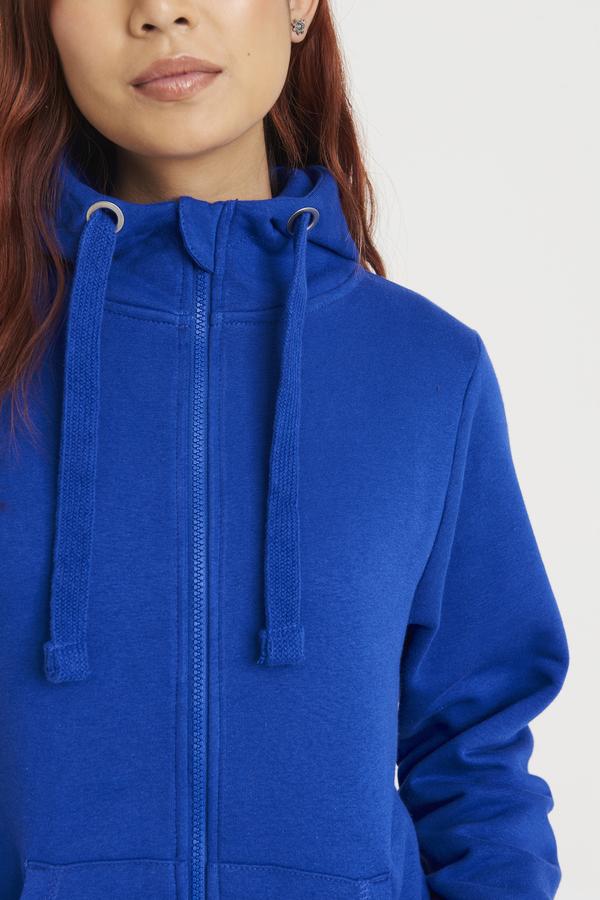 Awdis Just Hoods Heavyweight Full Zip Hoodie with Pockets, Soft Touch Fabric