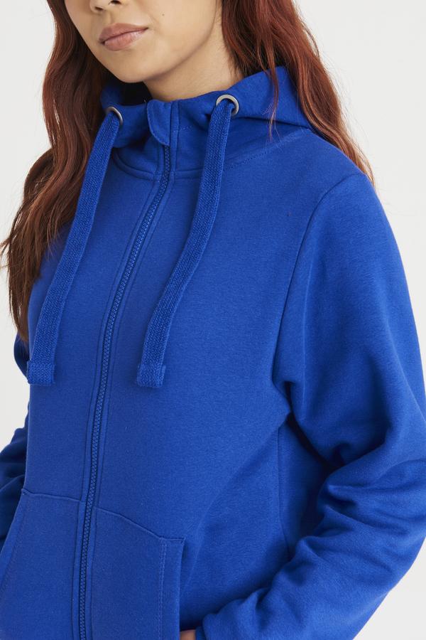 Awdis Just Hoods Heavyweight Full Zip Hoodie with Pockets, Soft Touch Fabric