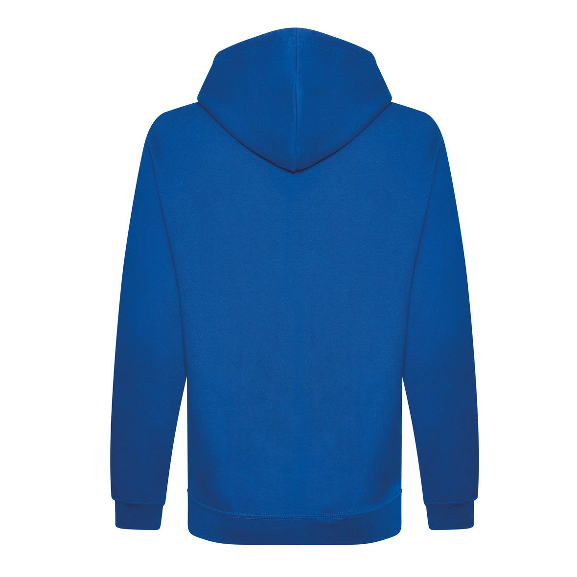 Awdis Just Hoods Organic Hoodie Royal Blue Soft Cotton Eco-Friendly Rebrand