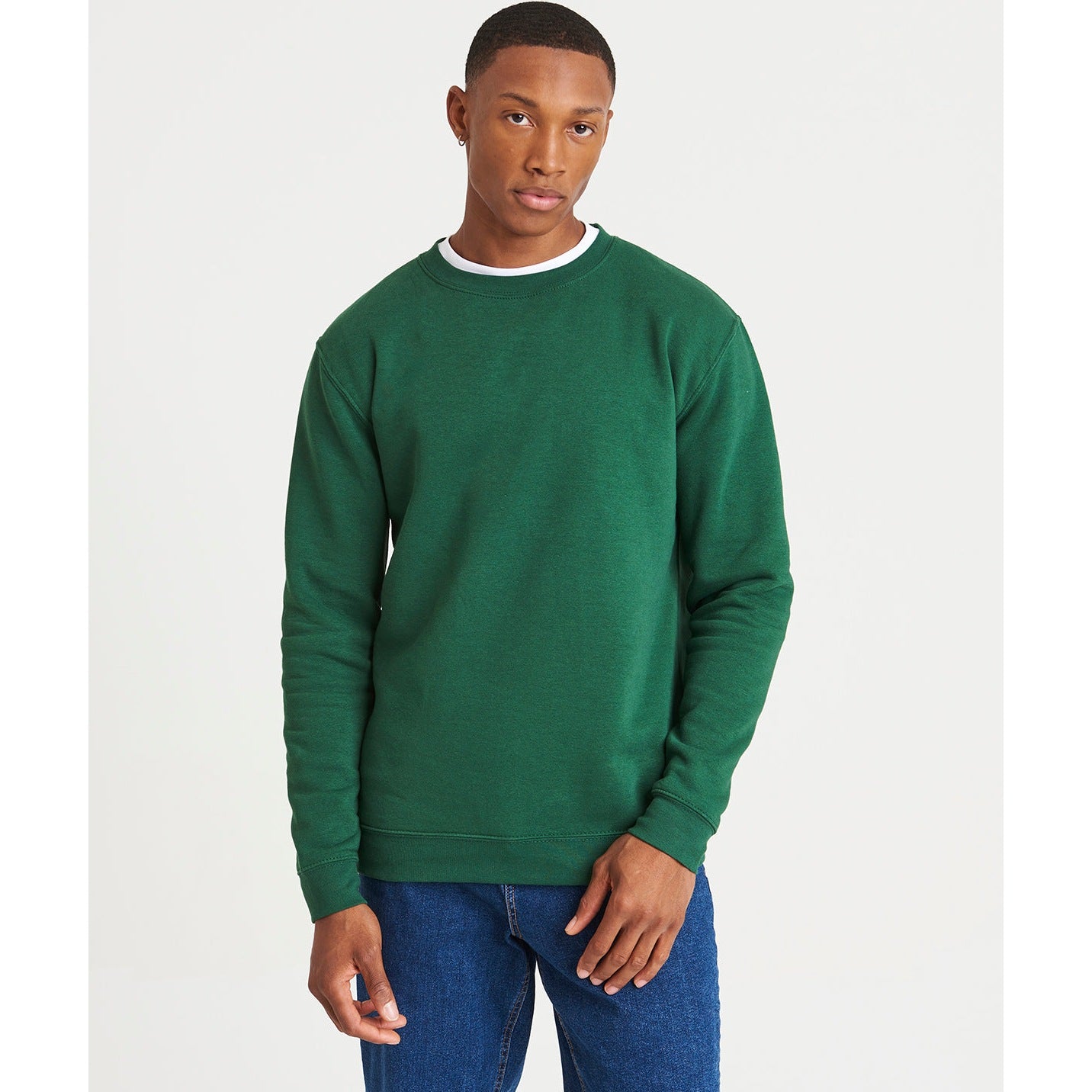 Awdis Just Hoods Organic Sweatshirt 80% Cotton Recycled Polyester Vegan