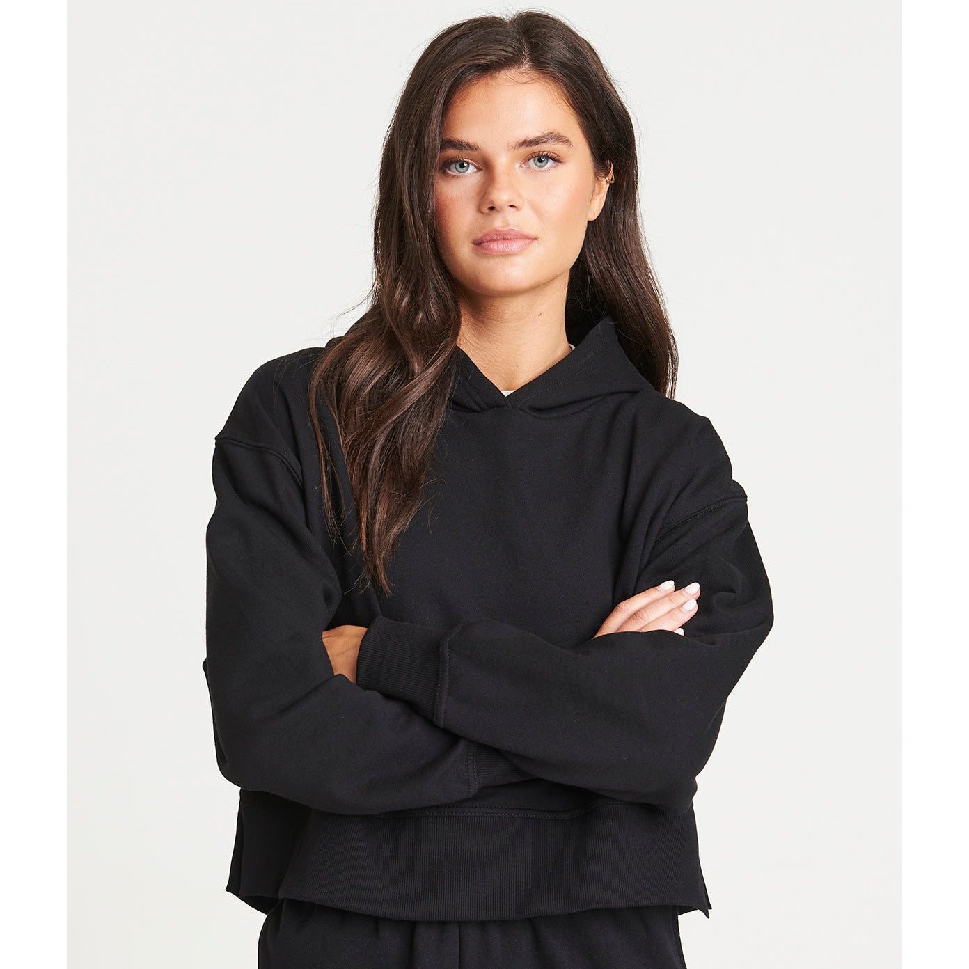 Awdis Just Hoods Women's Relaxed Hoodie Cotton Blend Boxy Fit with Vents