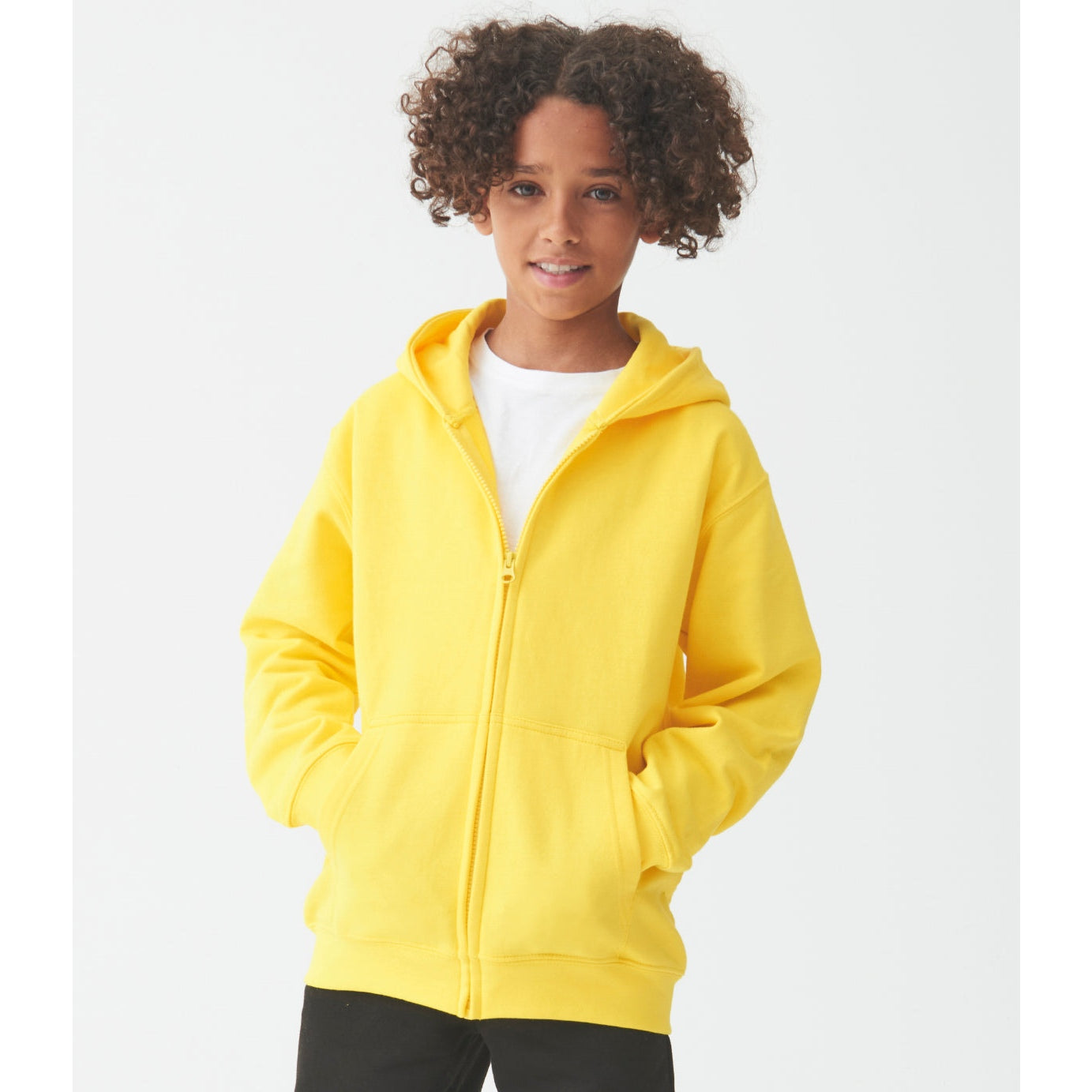 Awdis Just Hoods Kids Zoodie Full Zip Hoodie Soft Cotton Dance Sports Top
