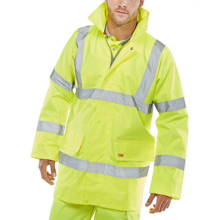 Beeswift Economy Jubilee Jacket EN ISO20471 Class 3 Waterproof Breathable