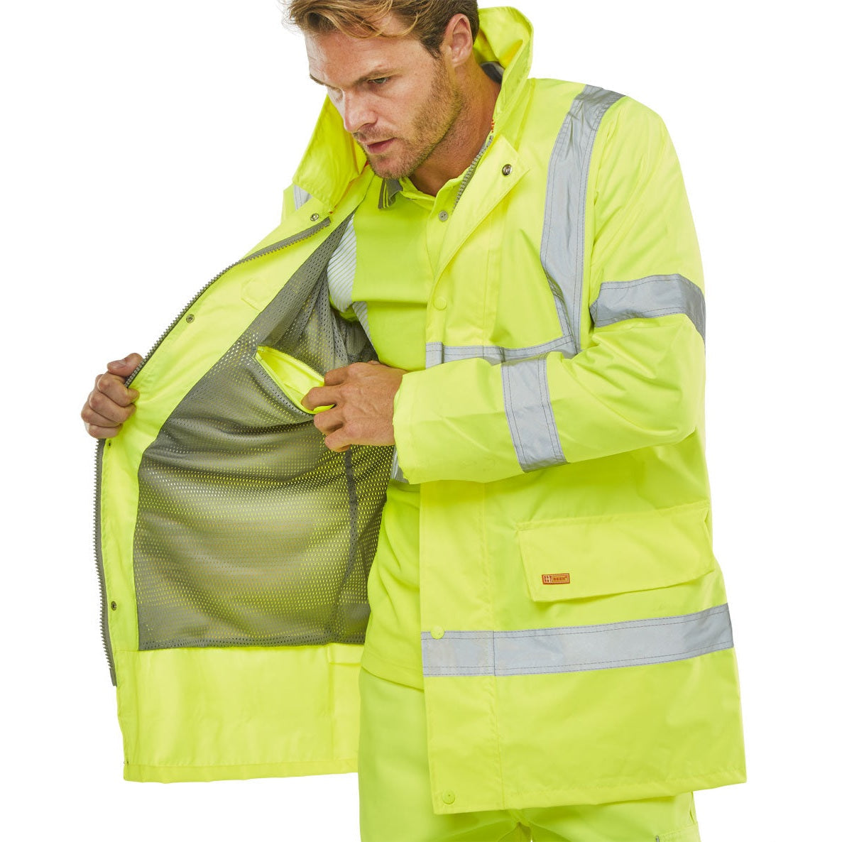 Beeswift Economy Jubilee Jacket EN ISO20471 Class 3 Waterproof Breathable