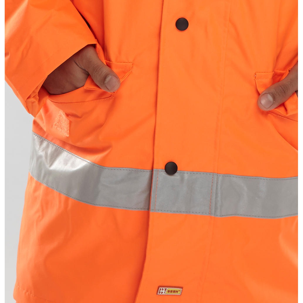 Beeswift Jubilee High Visibility Jacket with Detachable Hood and Pockets