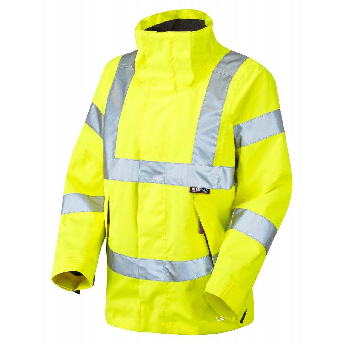 Leo Workwear Rosemoor EcoViz 10K Women's Breathable Jacket Hi-Vis Orange