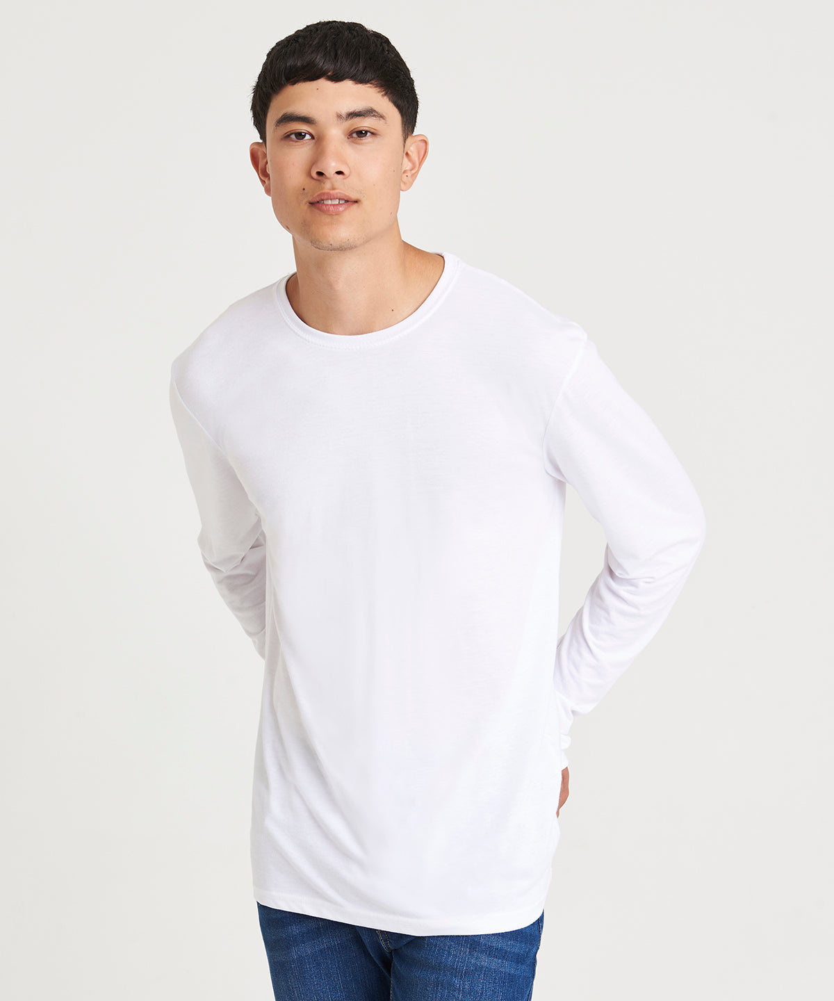 Awdis Just T's Triblend Long Sleeve T-Shirt Modern Fit Soft Fabric Casual Wear